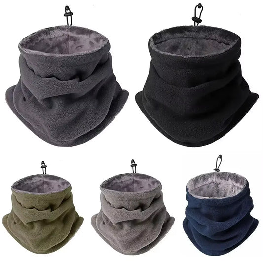 Winter Motorcyclewarm Mask Men Women Fleece Neck Outdoor Warmer Windproof Scarf Camping Hiking Balaclava Cycling Face Mask