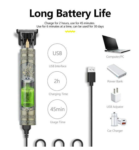 Vintage T9 Hair Cutting Machine Hair Clipper Professional Cutter