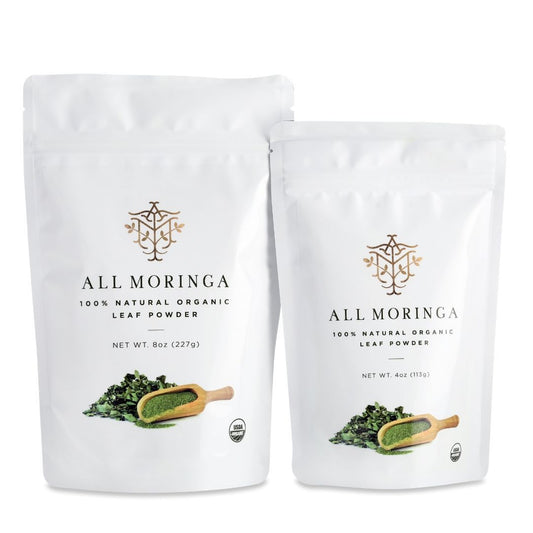 Premium Organic Moringa Oleifera Leaf Powder, Raw, Pure, Non GMO