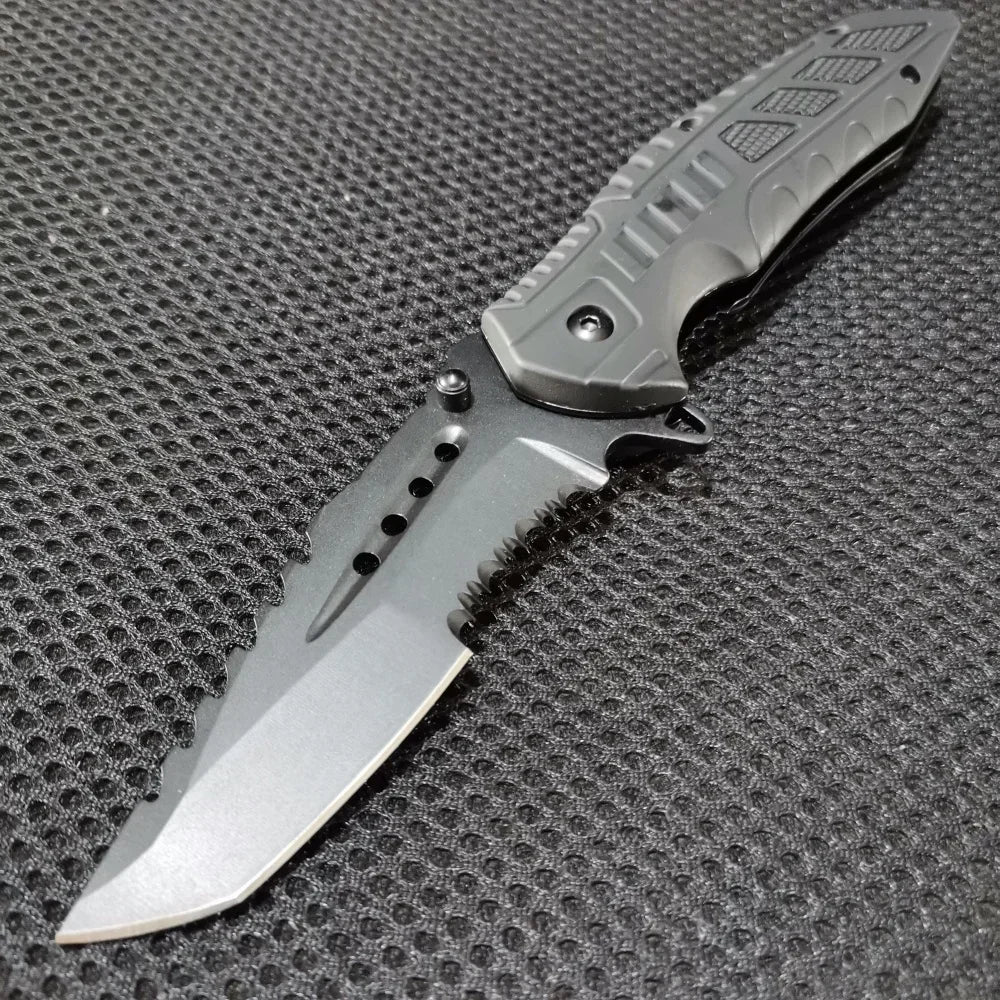 Premium Combo Set: 10.43" Fixed Blade & 8.39" Folding Knife - For Outdoor Adventures, Camping, Hunting & Survival