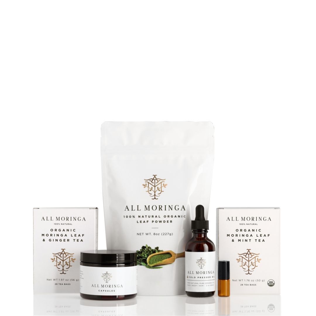 Ultimate Moringa Wellness Kit | Organic Superfood for Health & Beauty
