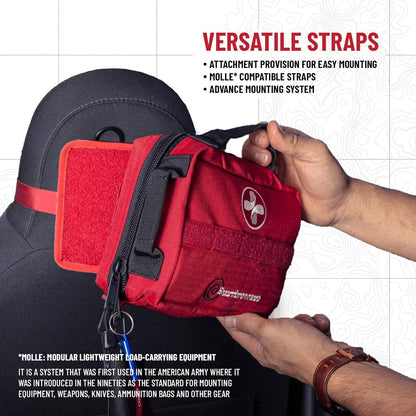 119 Pcs Comprehensive Premium Survival First Aid Kit - Medical Emergency Kit for Travel Camping Gear, Home Essentials & Outdoor Emergencies - HSA & FSA Eligible Survival Kit