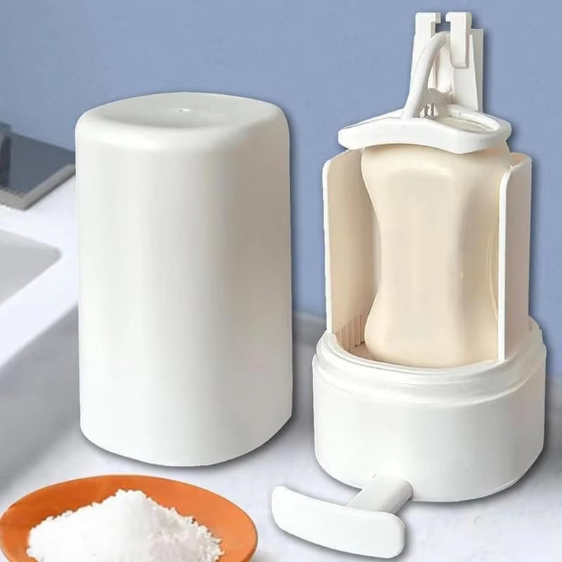 Grinding Soapy Box Bar Soap Grinder Solid Soapy Bar Dispenser Container Wall Mounted Crusher Solid Soapy Bar Grinding Box Holder