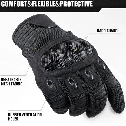 Touch Screen Tactical Gloves Outdoor Cycling Sports Hiking Camping Hunting Airsoft Combat Bicycle Hard Shell Anti-skid Gear Men