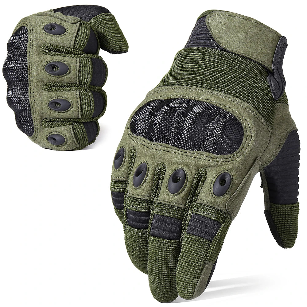 Touch Screen Tactical Gloves Outdoor Cycling Sports Hiking Camping Hunting Airsoft Combat Bicycle Hard Shell Anti-skid Gear Men