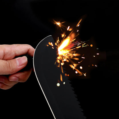 10" Machete with Saw Teeth, Fire Starter