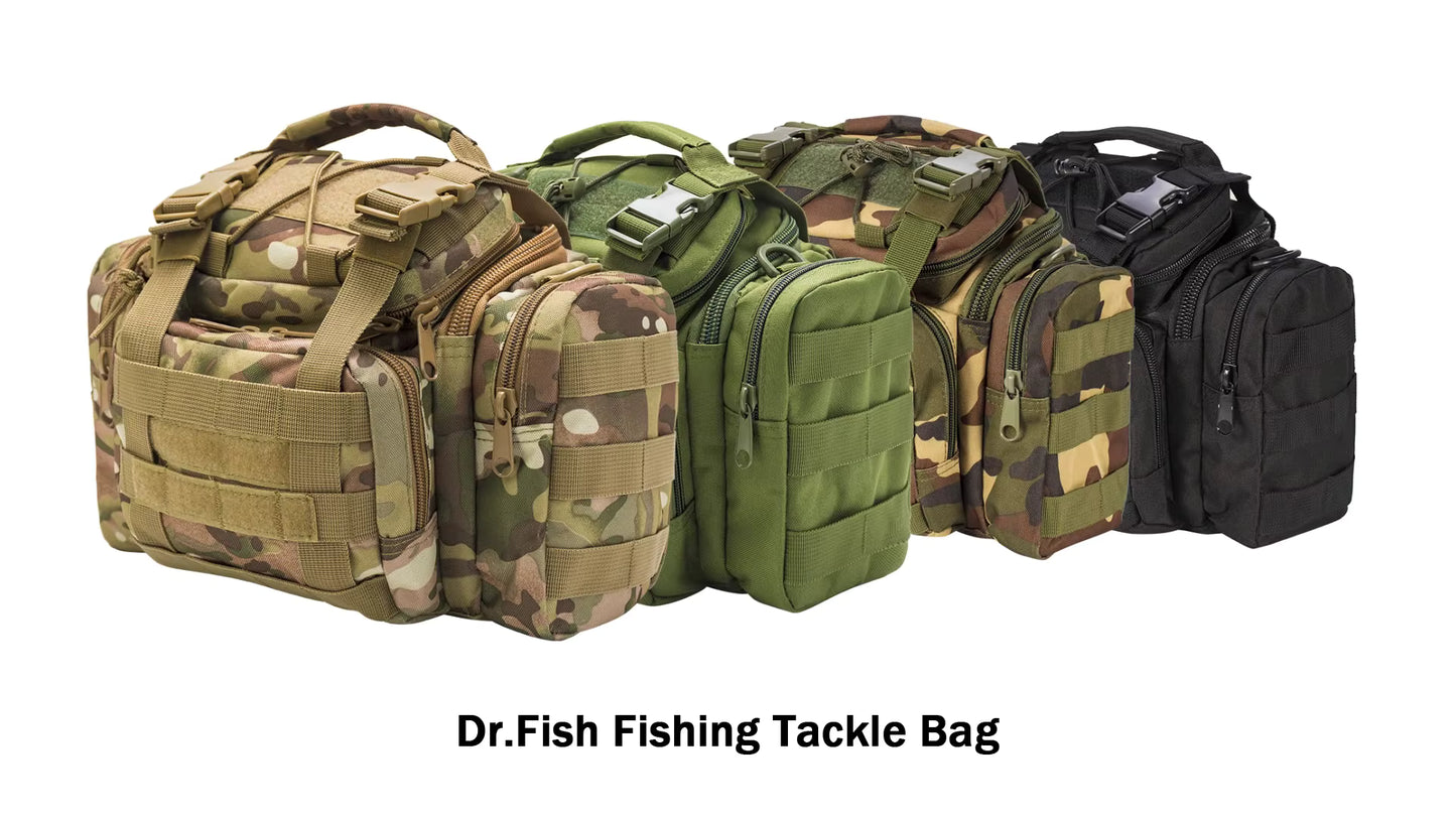 Outdoor Fishing Gear Bag Molle 600D Oxford Tactical Militay Multifunction Camera Carry Bag