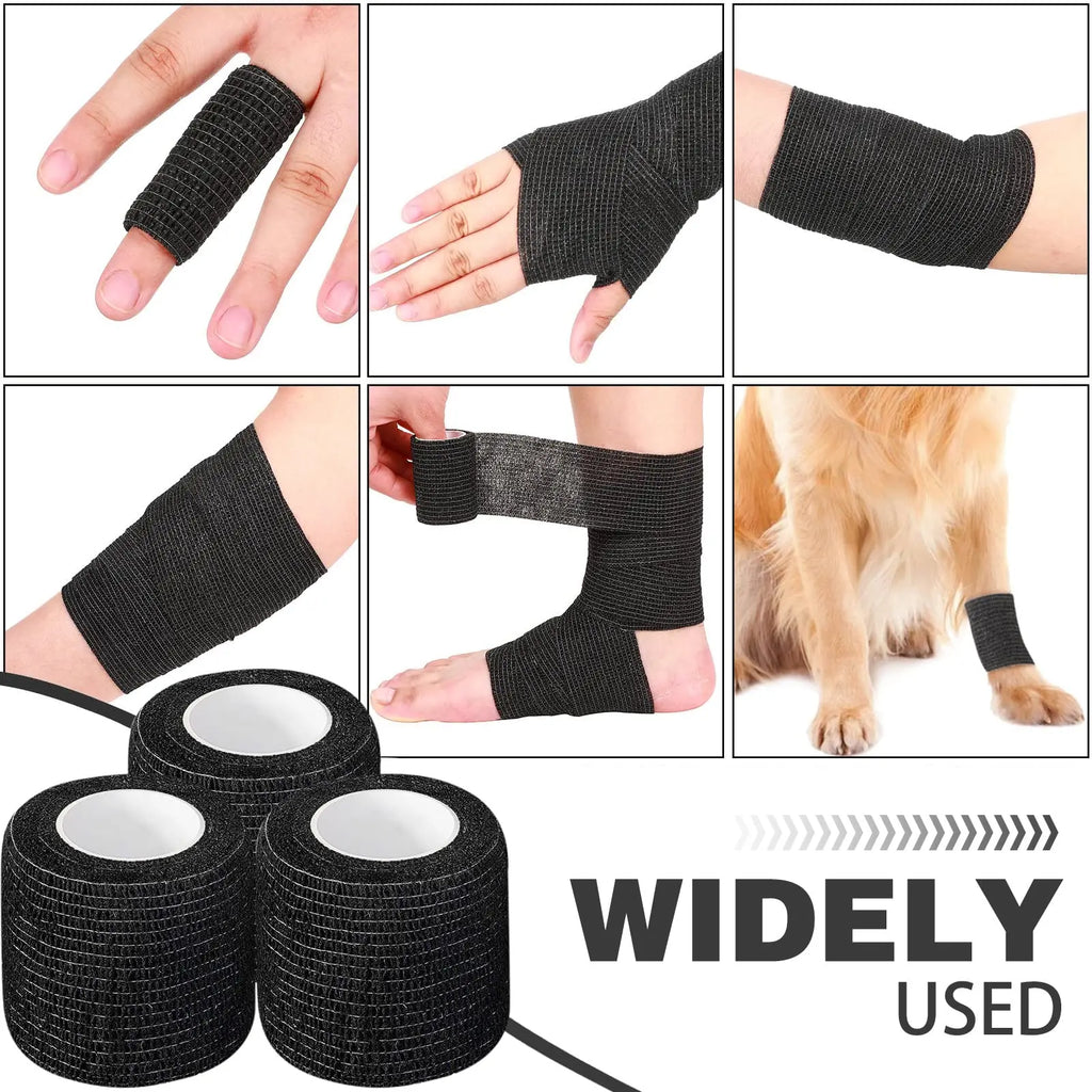 Factory Wholesale 6/12/24/48pcs Disposable Cohesive Tape Wrap Elastic