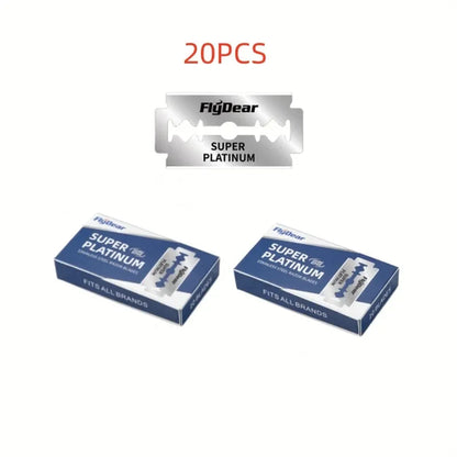 Classic Retro Stainless Razor Double Edge Razor Blades Men's Safety