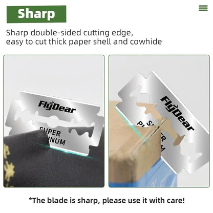 Classic Retro Stainless Razor Double Edge Razor Blades Men's Safety