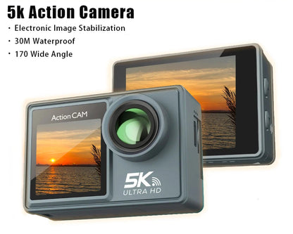 Action Camera 5K 4K bicycle camera Electronic Stabilizer Action cam