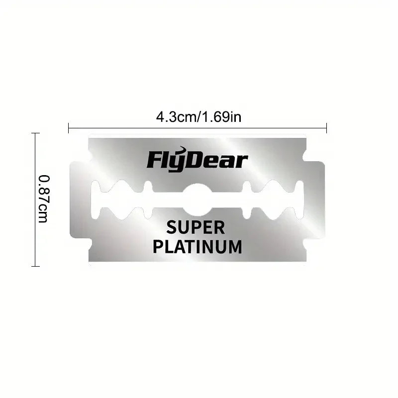 Classic Retro Stainless Razor Double Edge Razor Blades Men's Safety