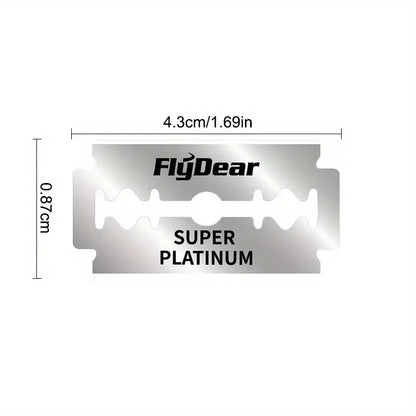 Classic Retro Stainless Razor Double Edge Razor Blades Men's Safety