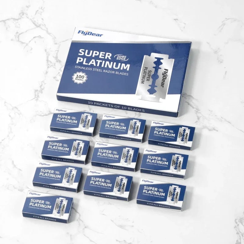 Classic Retro Stainless Razor Double Edge Razor Blades Men's Safety