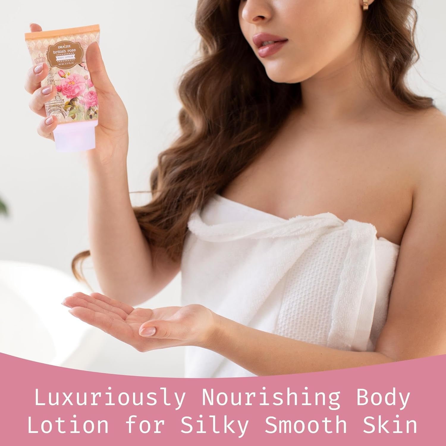 Luxury Spa Gifts for Women – 8 Pc Rose Scented Bath and Body Set with Bubble Bath, Lotion & More – Luxury Self Care Kit for Wife, Mom, Girlfriend, Birthday Gifts for Women by