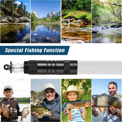 Multifunctional Outdoor Tactical Pen,  Survival Gear, Self-Defense, Rescue Supplies, Hiking,Camping Survival Tool with Compass