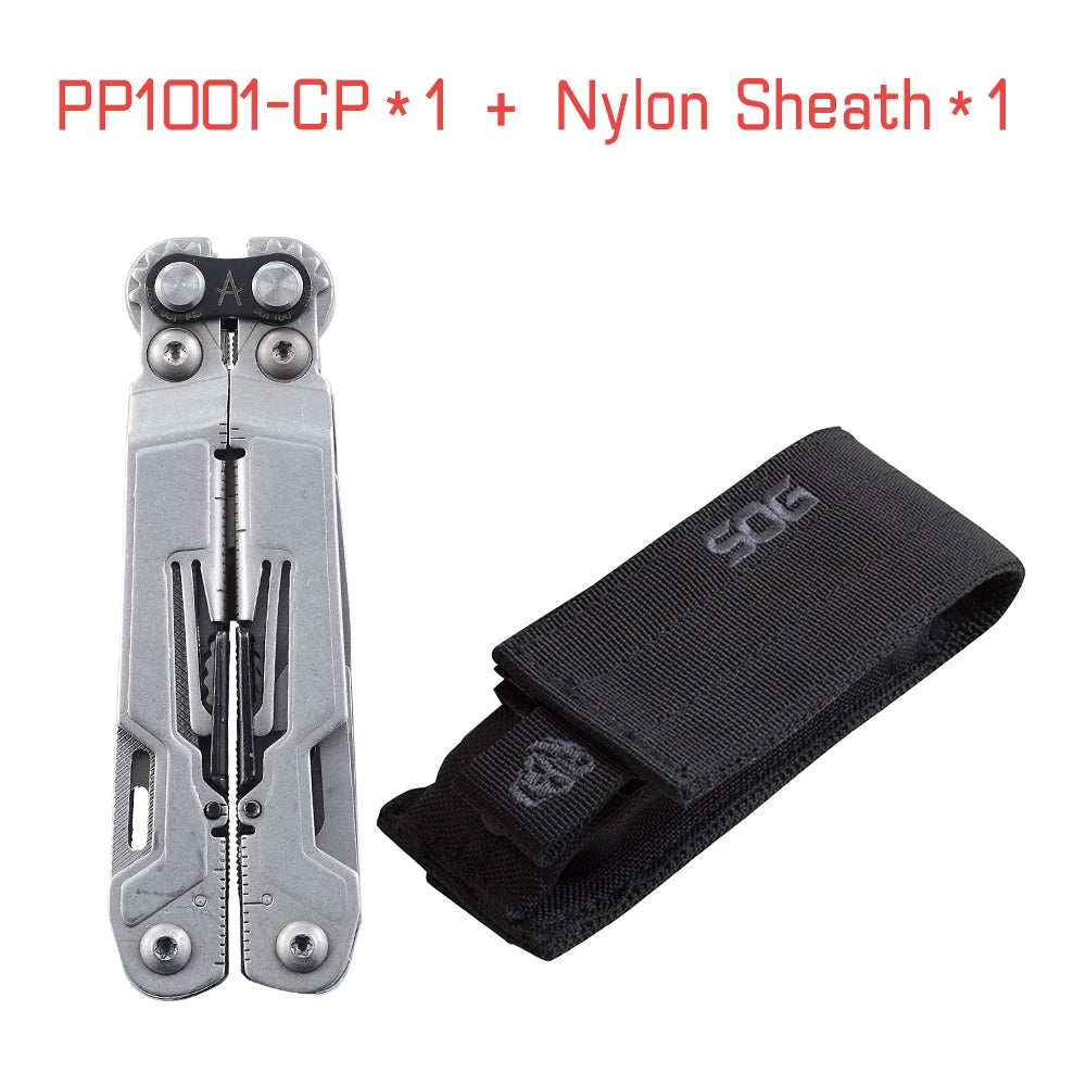 SOG PowerPint 18-in-1 Multitool with Folding Pliers, Pocket Knife EDC Camping Survival Gear | Portable Tools for Outdoor Hiking