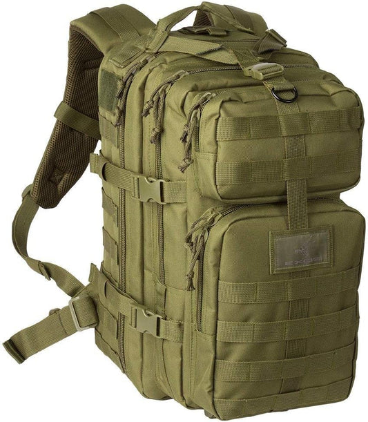 Bravo Backpack - Large Military Hiking Backpack 34L - Waterproof Heavy-Duty Molle Hunting Bag for Men - Tactical Rucksack Daypack - Hydration Pack Compatible for Running, Cycling - (Olive Drab)