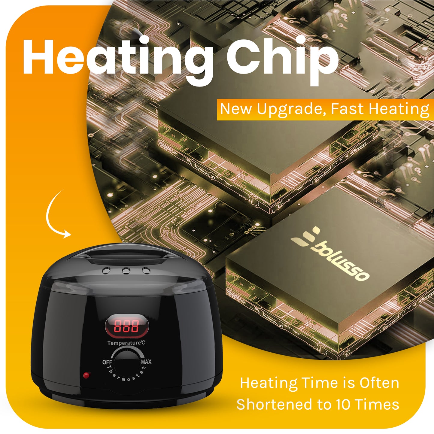 Bolusso Wax Device - 5 Types of Beans 500 Gram - 50 Wax Rods - Free