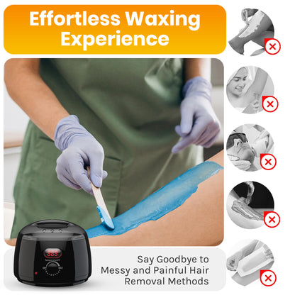 Bolusso Wax Device - 5 Types of Beans 500 Gram - 50 Wax Rods - Free