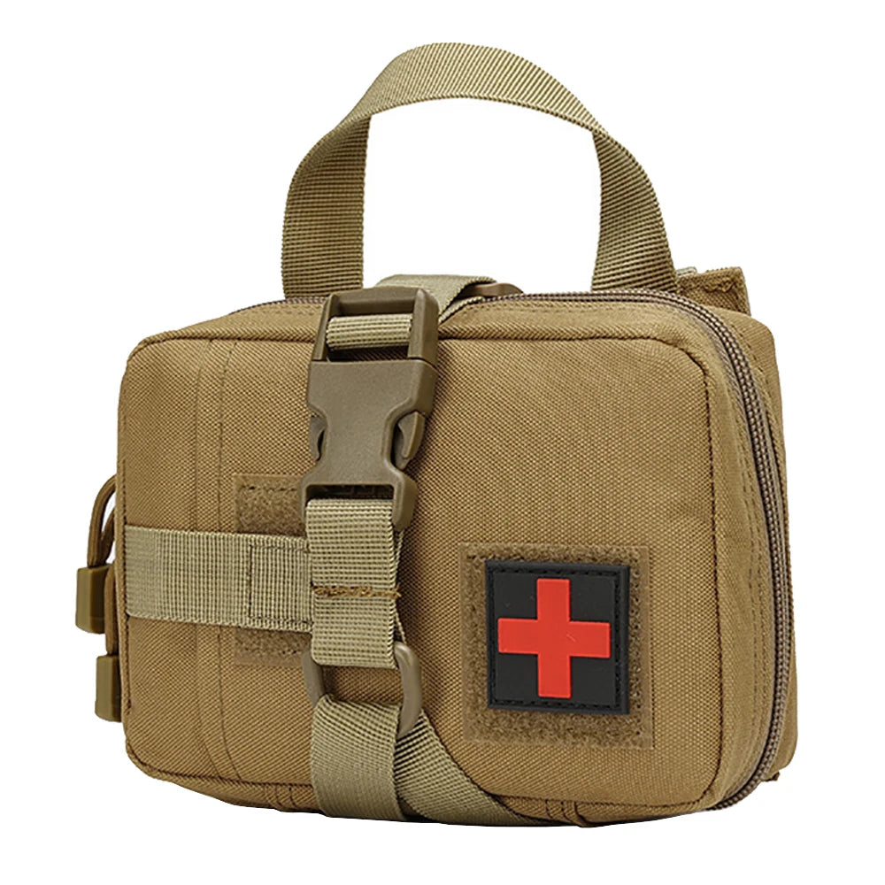 Tactical Survival Pouch Rip Away Molle Medical Kit Outdoor Sports Travel Camping Hiking Hunting Accessories Organizer Waist Bag