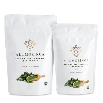 Premium Organic Moringa Oleifera Leaf Powder, Raw, Pure, Non GMO